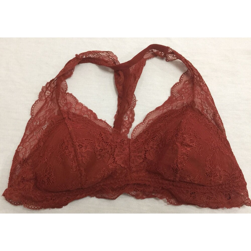 GILLIGAN OMALLEY WOMENS WIRE FREE BRA RACERBACK BRALETTE SIZE L